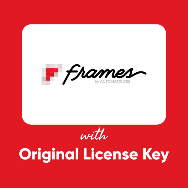 Frames with License Key