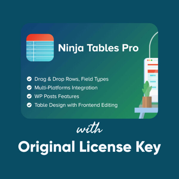 Ninja Tables Pro with License Key