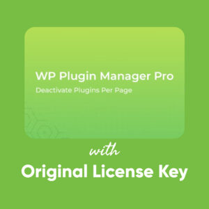 WP Plugin Manager Pro with License Key