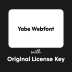 Yabe Webfont with License Key